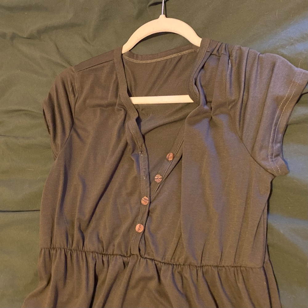 Long Comfy Green Dress